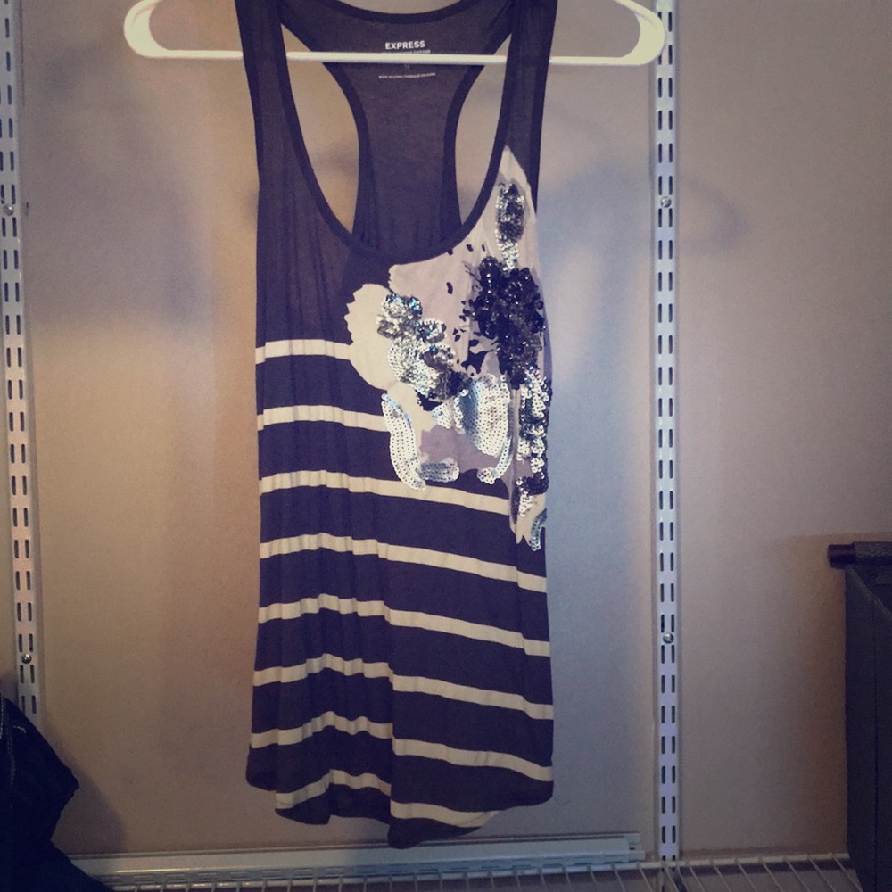 Express XS embellished tank